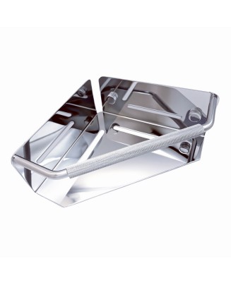 Chrome-Plated Stainless Steel Corner Rack For Bathroom