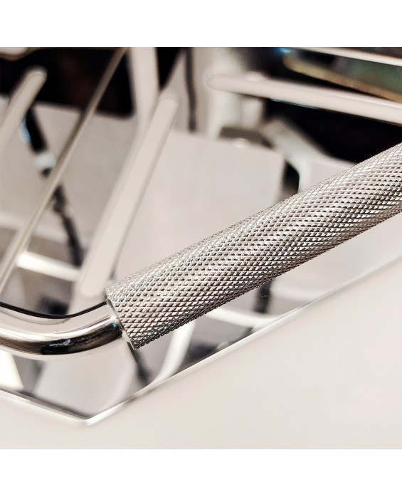 Chrome-Plated Stainless Steel Corner Rack For Bathroom