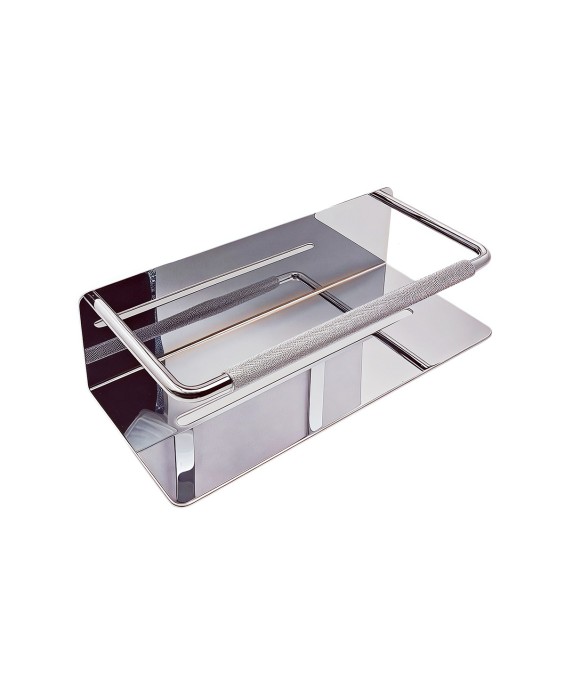 Wall-Mounted Stainless Steel Rack