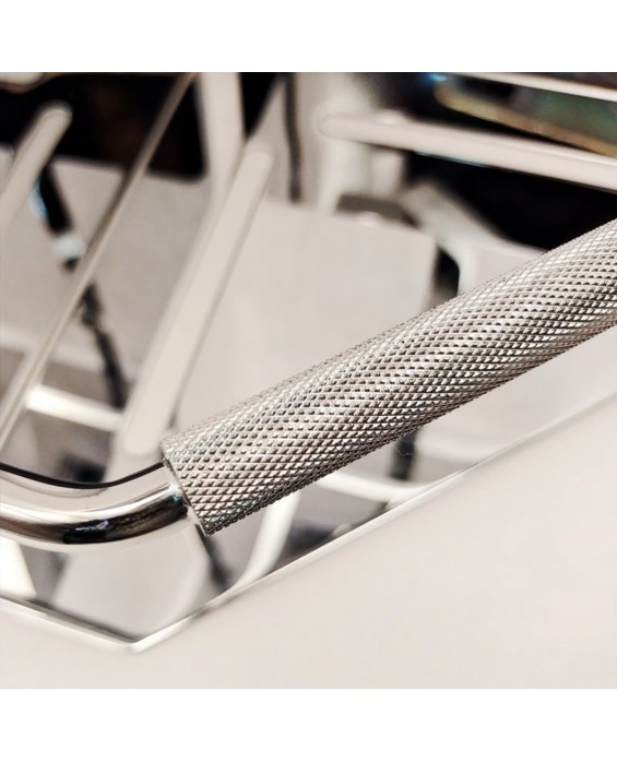 Wall-Mounted Stainless Steel Rack