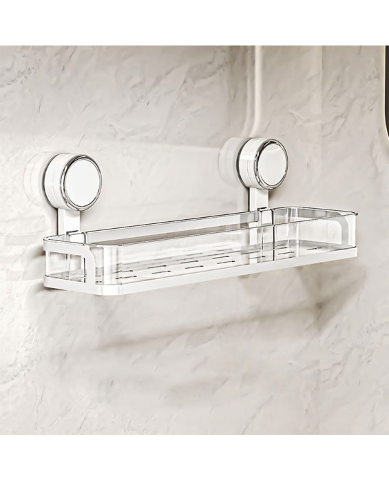 Bathroom Suction Cup Storage Rack