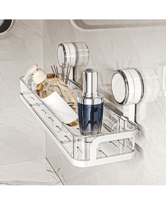 Bathroom Suction Cup Storage Rack