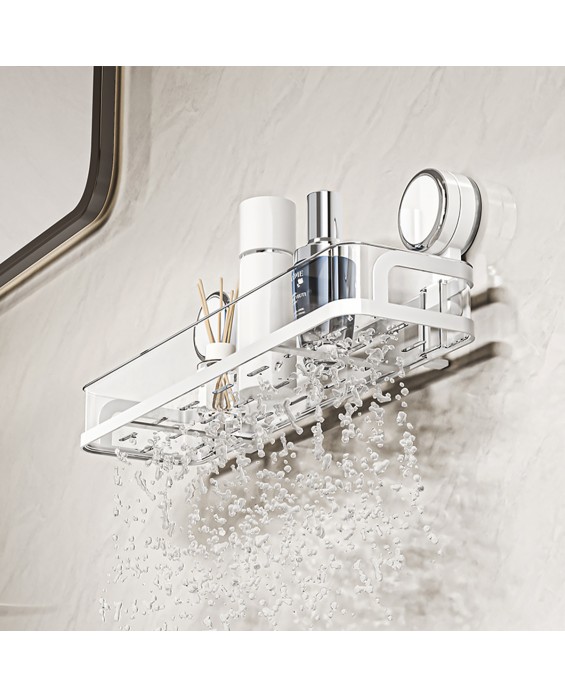 Bathroom Suction Cup Storage Rack
