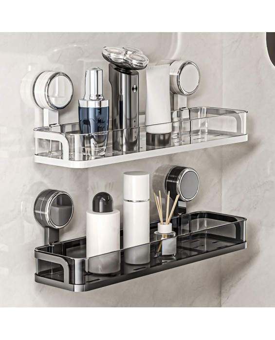 Bathroom Suction Cup Storage Rack