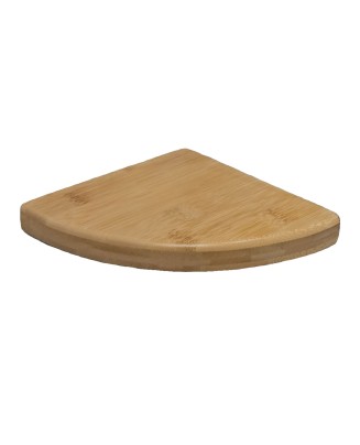 Fan-Shaped Bamboo Triangle Storage Rack