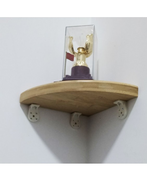 Fan-Shaped Bamboo Triangle Storage Rack