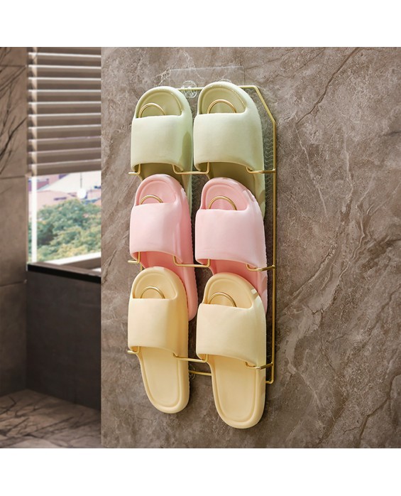 Bathroom Punch-Free Slipper Plant Rack
