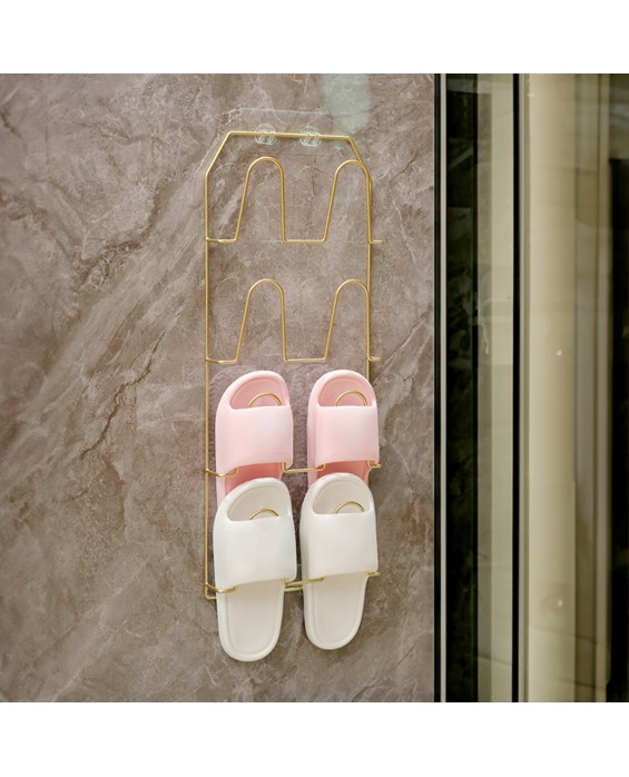 Bathroom Punch-Free Slipper Plant Rack