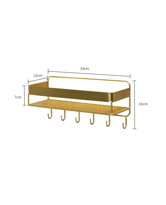 Bathroom Thick Iron Rack