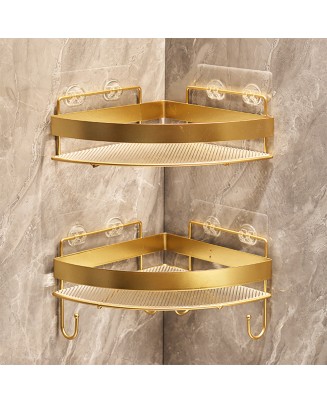 Wrought Iron Acrylic Corner Storage Rack