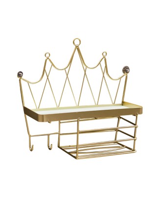 Crown Shape Bathroom Shelf