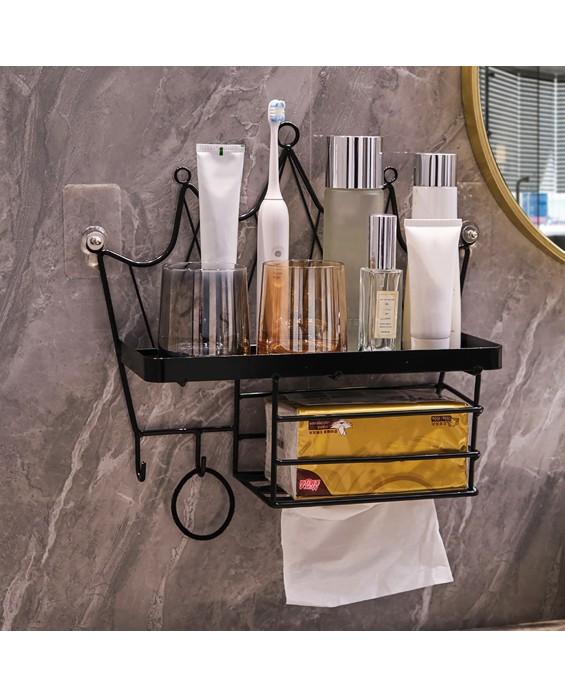 Crown Shape Bathroom Shelf
