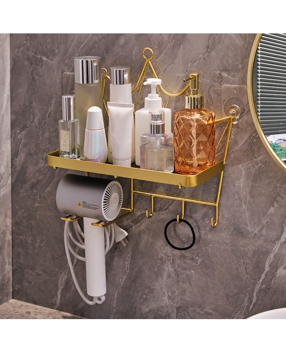 Crown Shape Bathroom Shelf