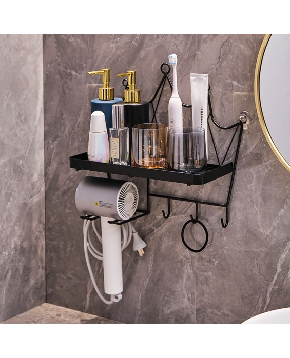 Crown Shape Bathroom Shelf