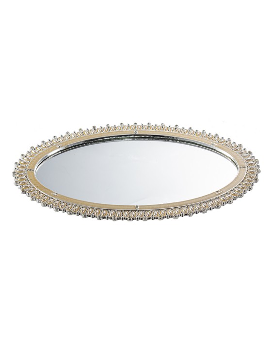 Pearl Oval Bedside Tray 