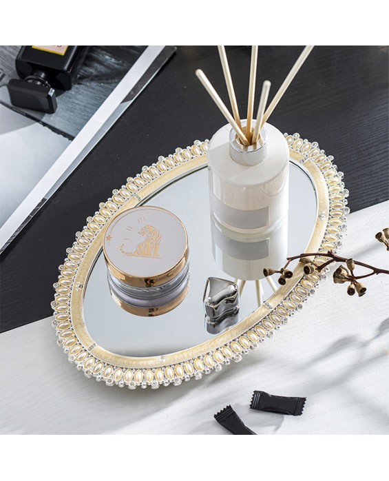 Pearl Oval Bedside Tray 