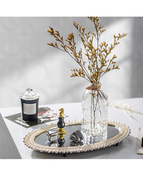 Pearl Oval Bedside Tray 