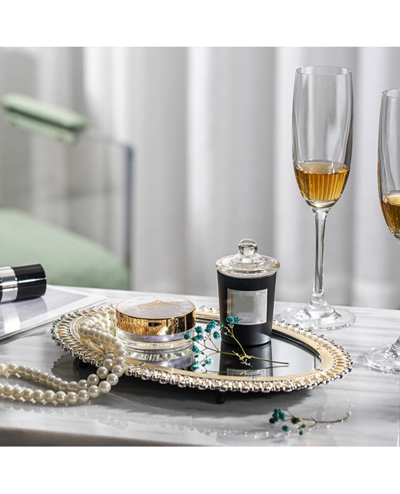 Pearl Oval Bedside Tray 