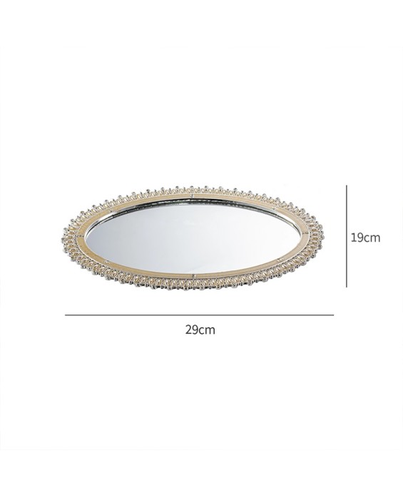 Pearl Oval Bedside Tray 