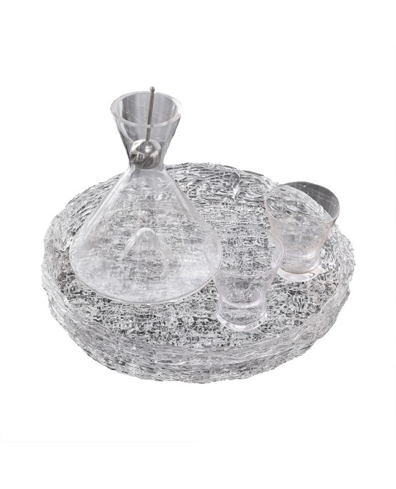 Luxury Glass Bedside Tray