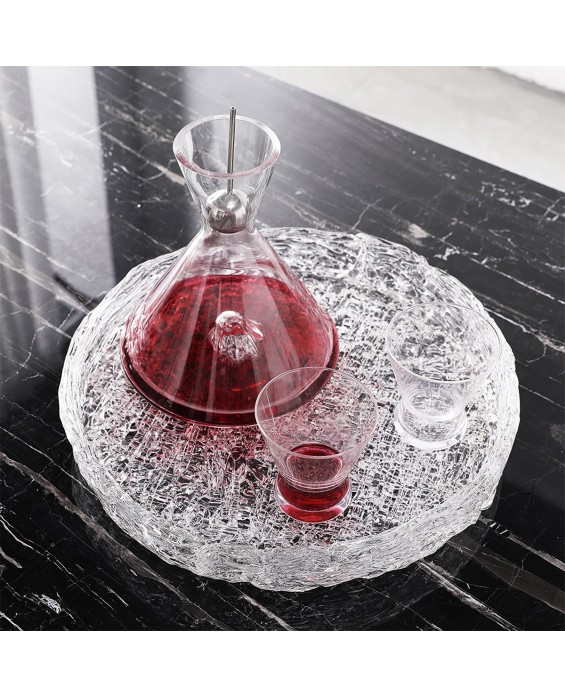 Luxury Glass Bedside Tray