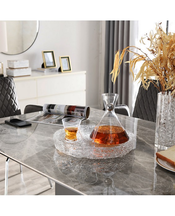 Luxury Glass Bedside Tray