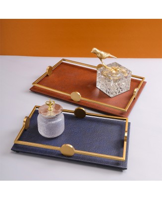 Rectangular Metal Bedside Tray