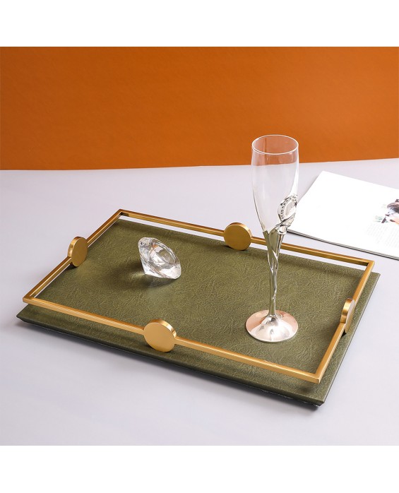 Rectangular Metal Bedside Tray