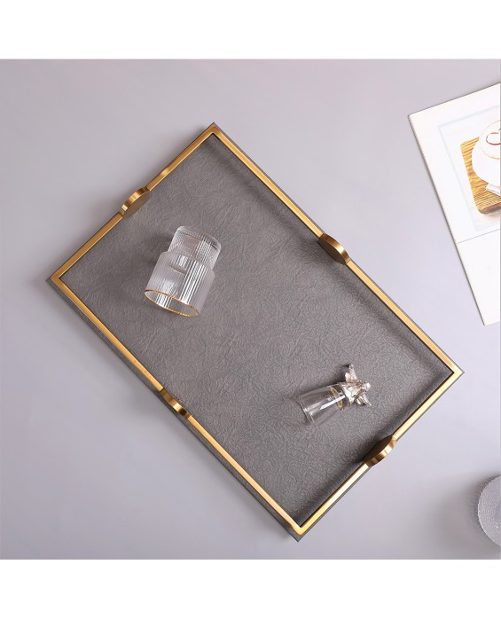 Rectangular Metal Bedside Tray
