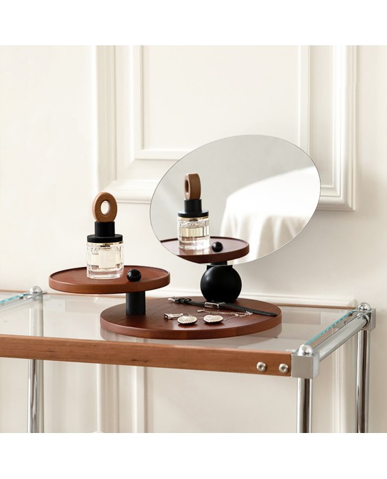 Solid Wood Perfume Bedside Tray