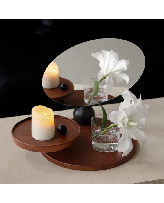 Solid Wood Perfume Bedside Tray