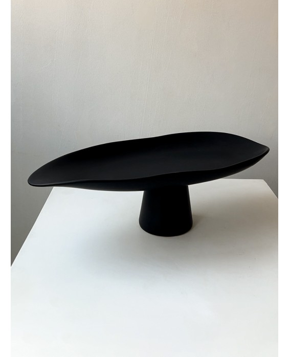 Simple Teardrop-Shaped High-Leg Bedside Tray