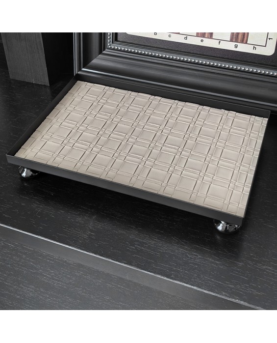 Leather Woven Bedside Tray