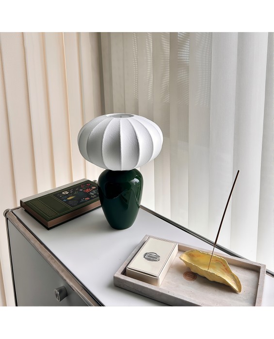 Retro Silk Ceramic Table Lamp