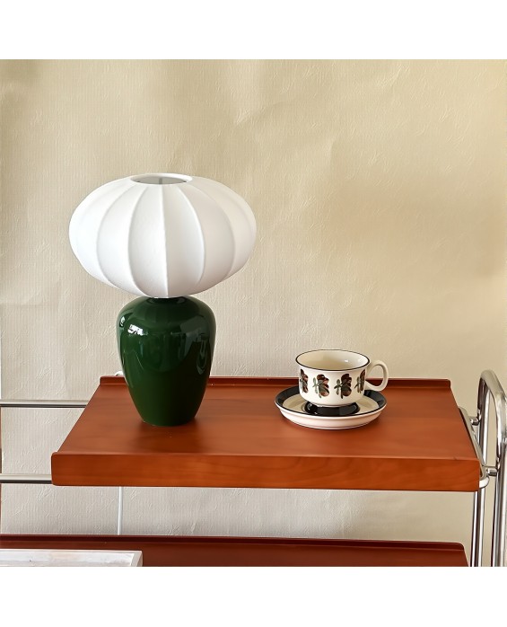 Retro Silk Ceramic Table Lamp