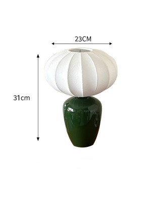Retro Silk Ceramic Table Lamp