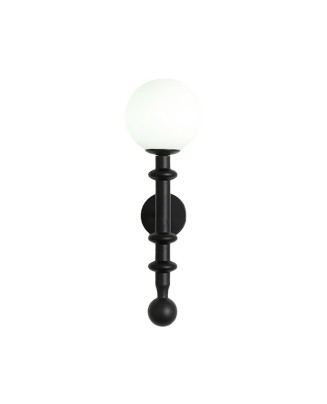 Bedroom Painted Frosted Bedside Wall Lamp