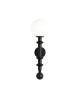 Bedroom Painted Frosted Bedside Wall Lamp