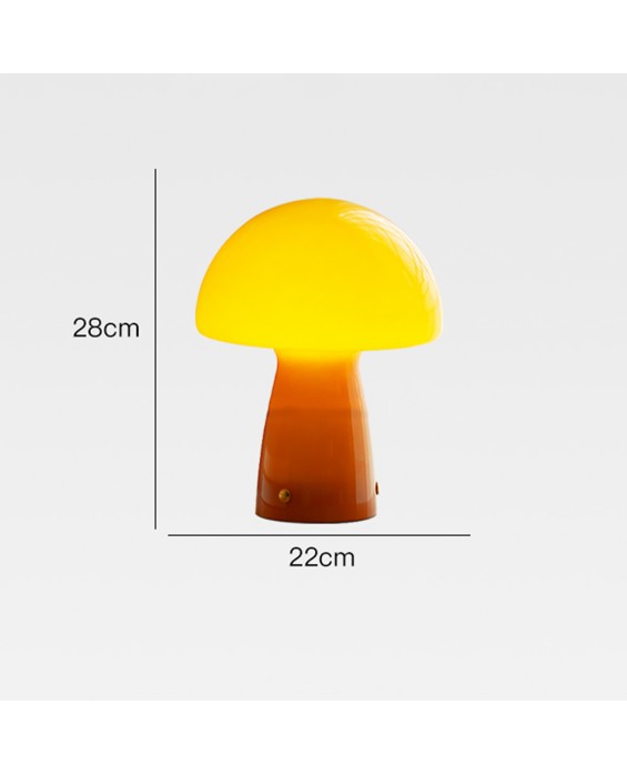 Mushroom Table Lamp Bedroom Bedside Lamp