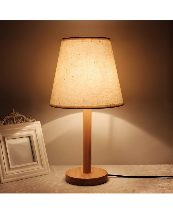 Bedside Solid Wood Night Light