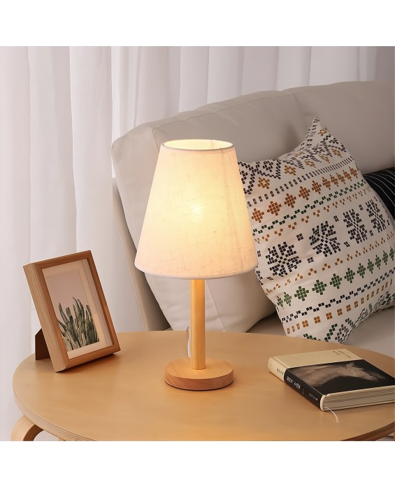 Bedside Solid Wood Night Light