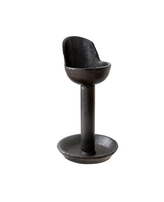 Vintage Cast Iron Candle Holder