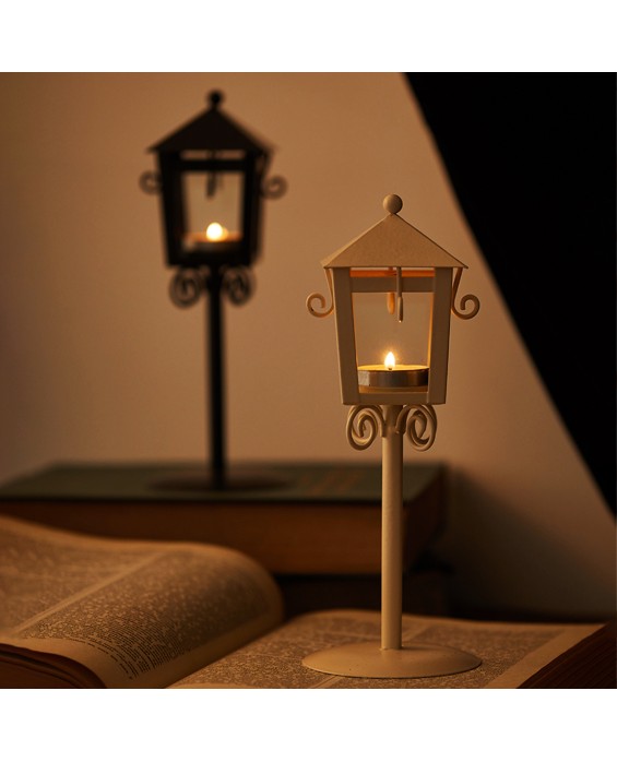 European Street Light Candle Holder