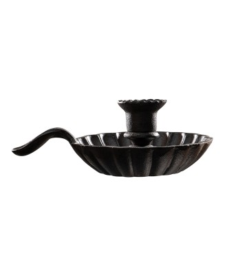 Retro European Cast Iron Candle Holder