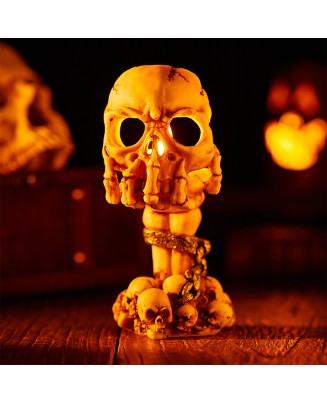 Skull Candlestick