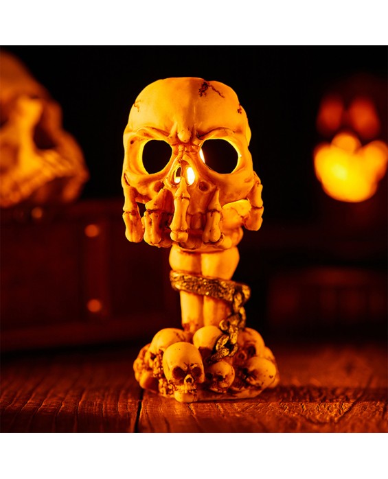 Skull Candlestick