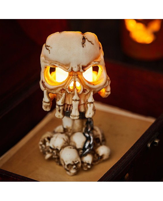 Skull Candlestick