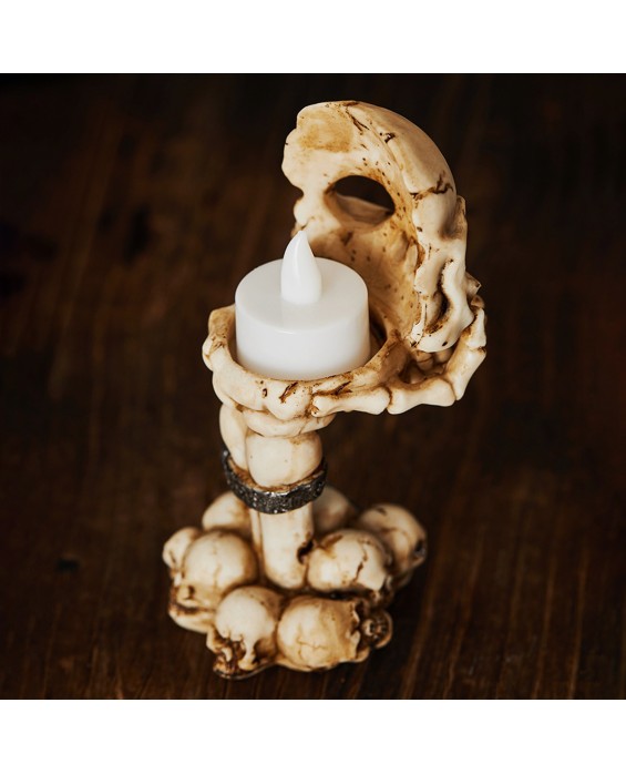 Skull Candlestick