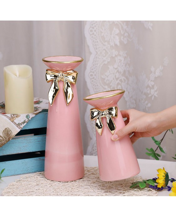 Elegant Pink Candlestick