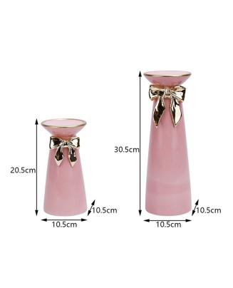 Elegant Pink Candlestick
